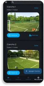 Múltiples canchas: